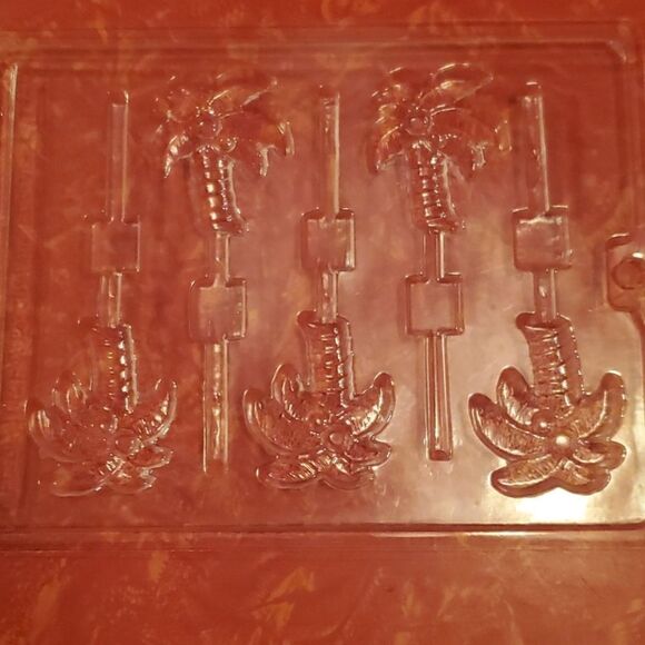 Palm Tree Lolypop Candy Chocolate Mold - Picture 3 of 6